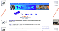 Desktop Screenshot of electricien-a.com